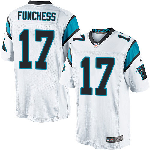 Youth Elite Devin Funchess Nike Jersey White Road - #17 NFL Carolina Panthers